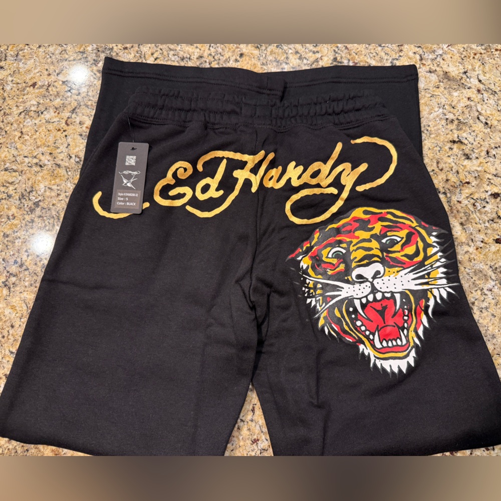 Love Kills Ed Hardy Pant - Black Size Small New